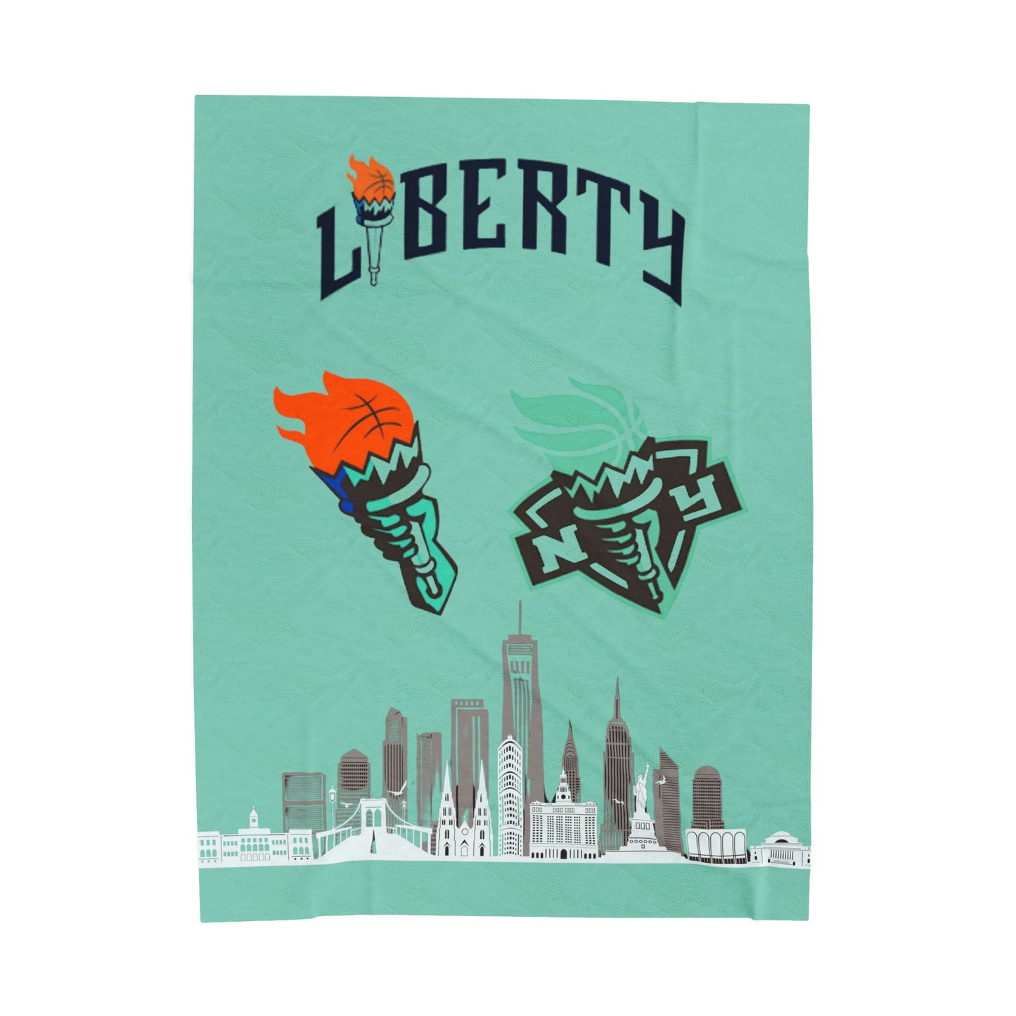 Velveteen Plush Blanket  (liberty) [high resolution]