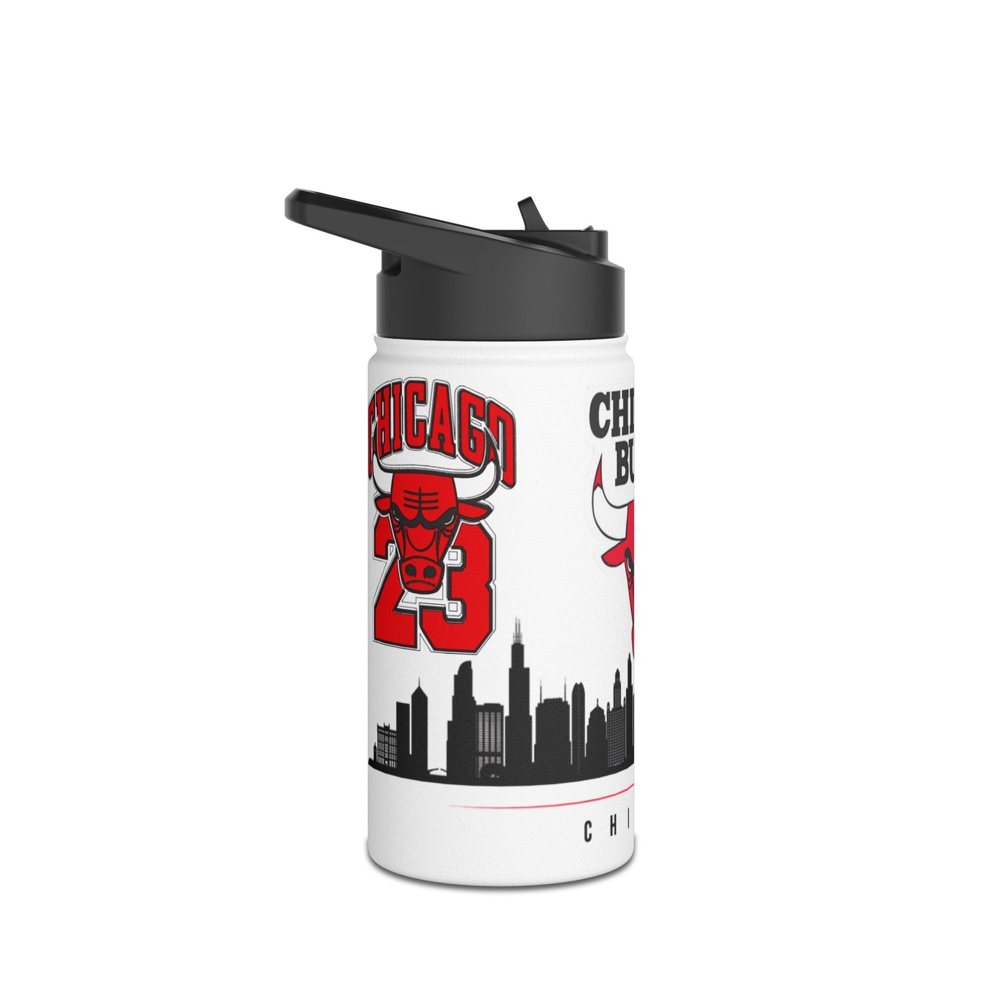 Stainless Steel Water Bottle (bulls) [high resolution]