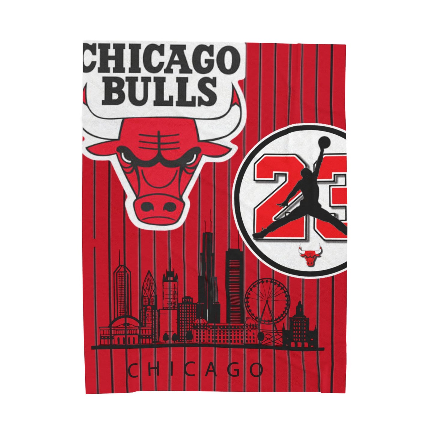 Velveteen Plush Blanket  (bulls) [high resolution]