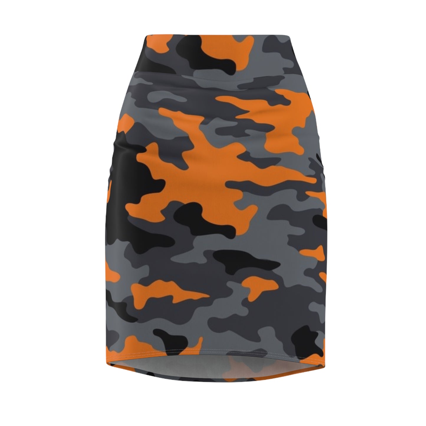 Women's Pencil Skirt (AOP) (military7)"high resolution"