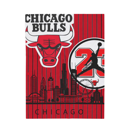Velveteen Plush Blanket  (bulls) [high resolution]