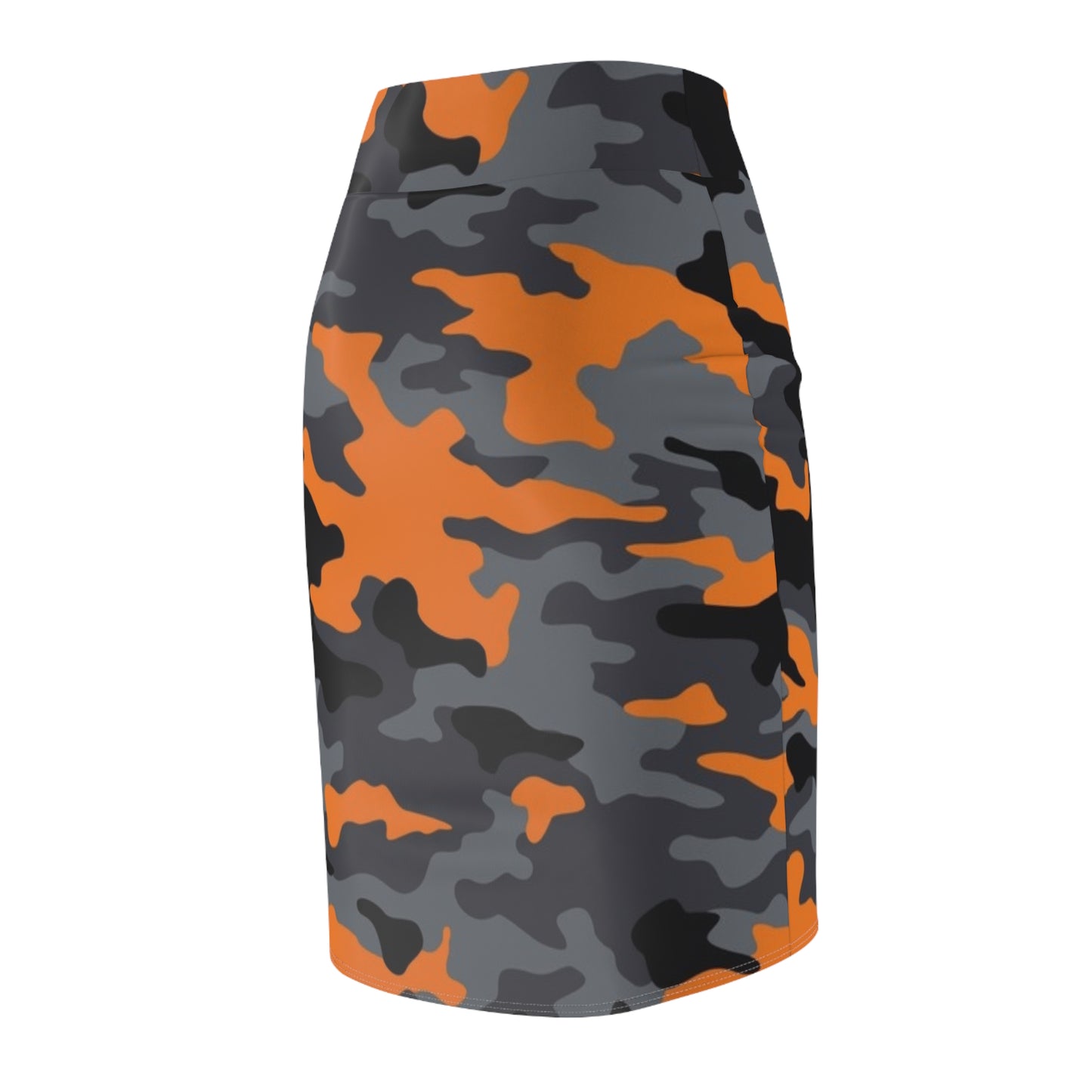 Women's Pencil Skirt (AOP) (military7)"high resolution"
