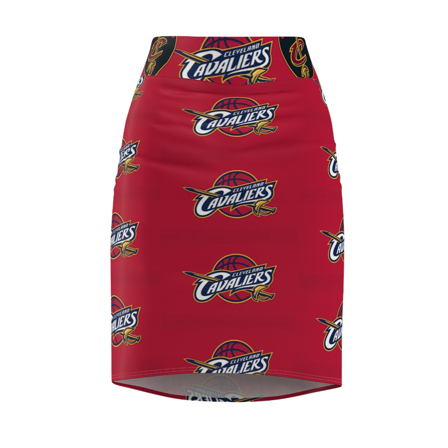 Women's Pencil Skirt (cavaliers) [high resolution]
