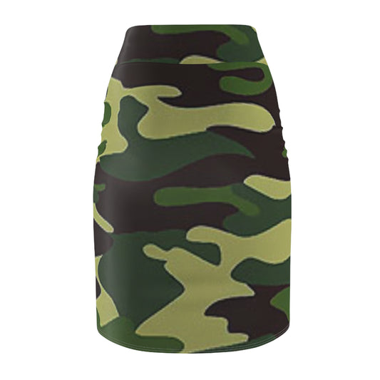Women's Pencil Skirt (military2) "high resolution"