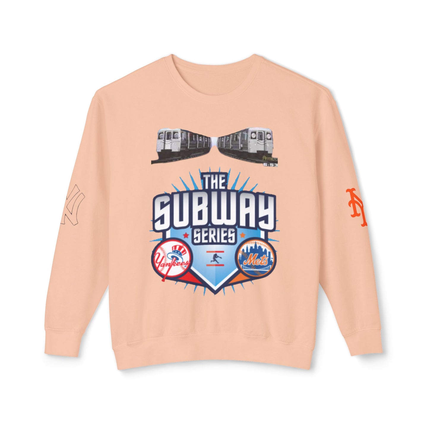 Unisex Lightweight Crewneck Sweatshirt mets yankees subway
