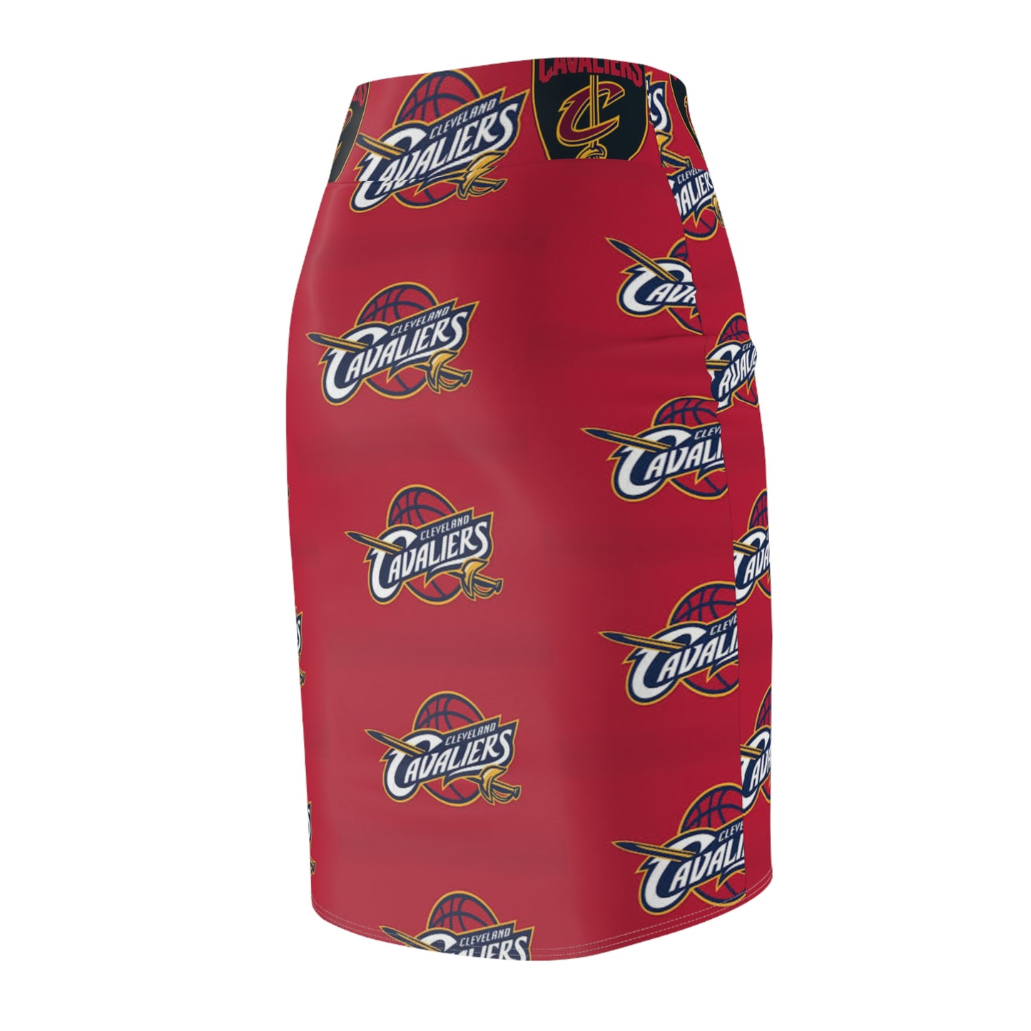 Women's Pencil Skirt (cavaliers) [high resolution]