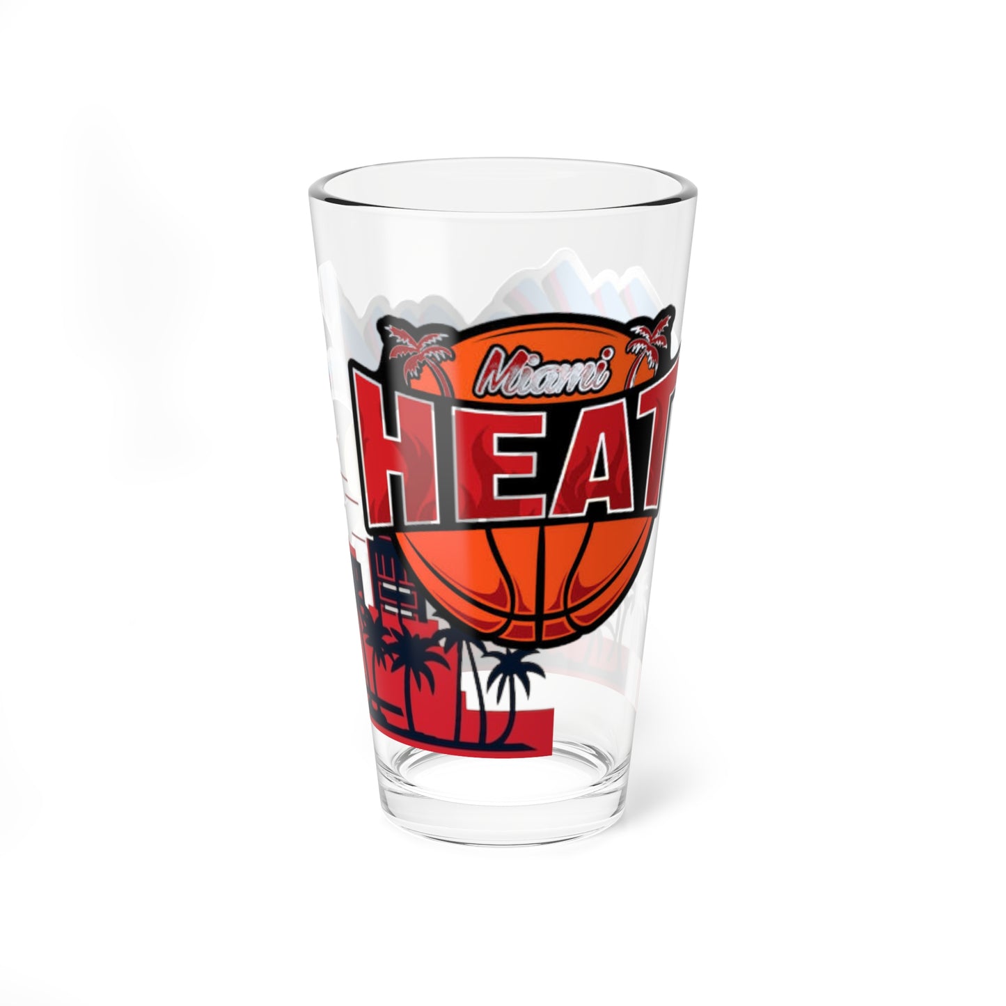 Mixing Glass, 16oz (miami heat) [high resolution]
