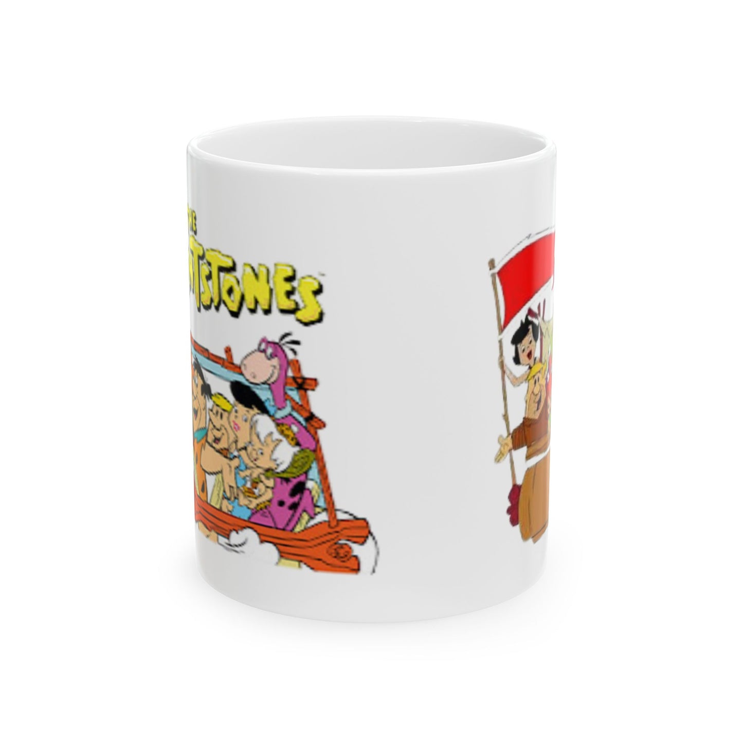 Ceramic Mug, (11oz, 15oz)  flinstones2