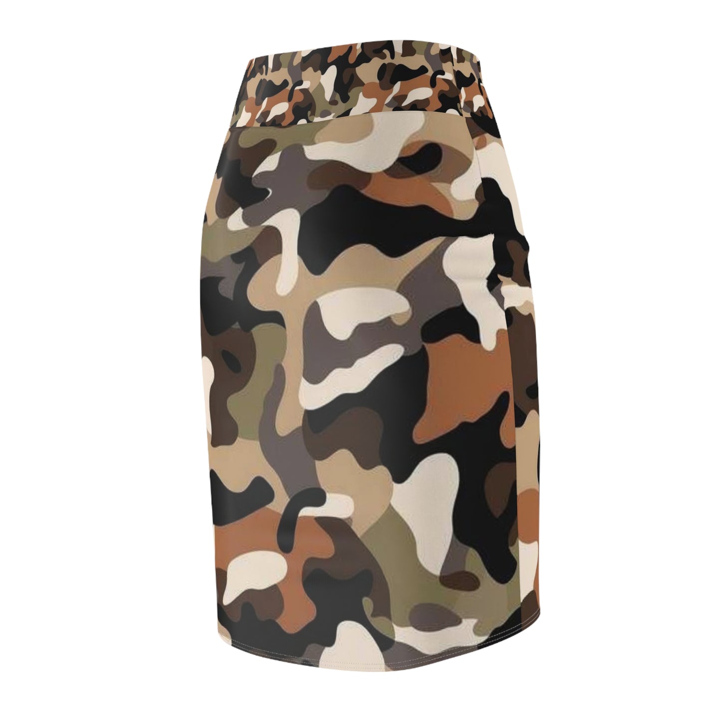 Women's Pencil Skirt (AOP) (military3)