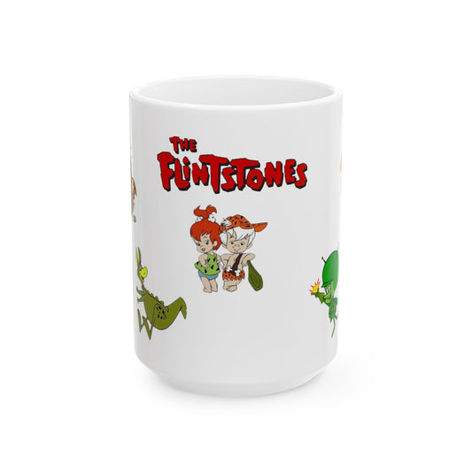 Ceramic Mug, (11oz, 15oz)  flinstones4