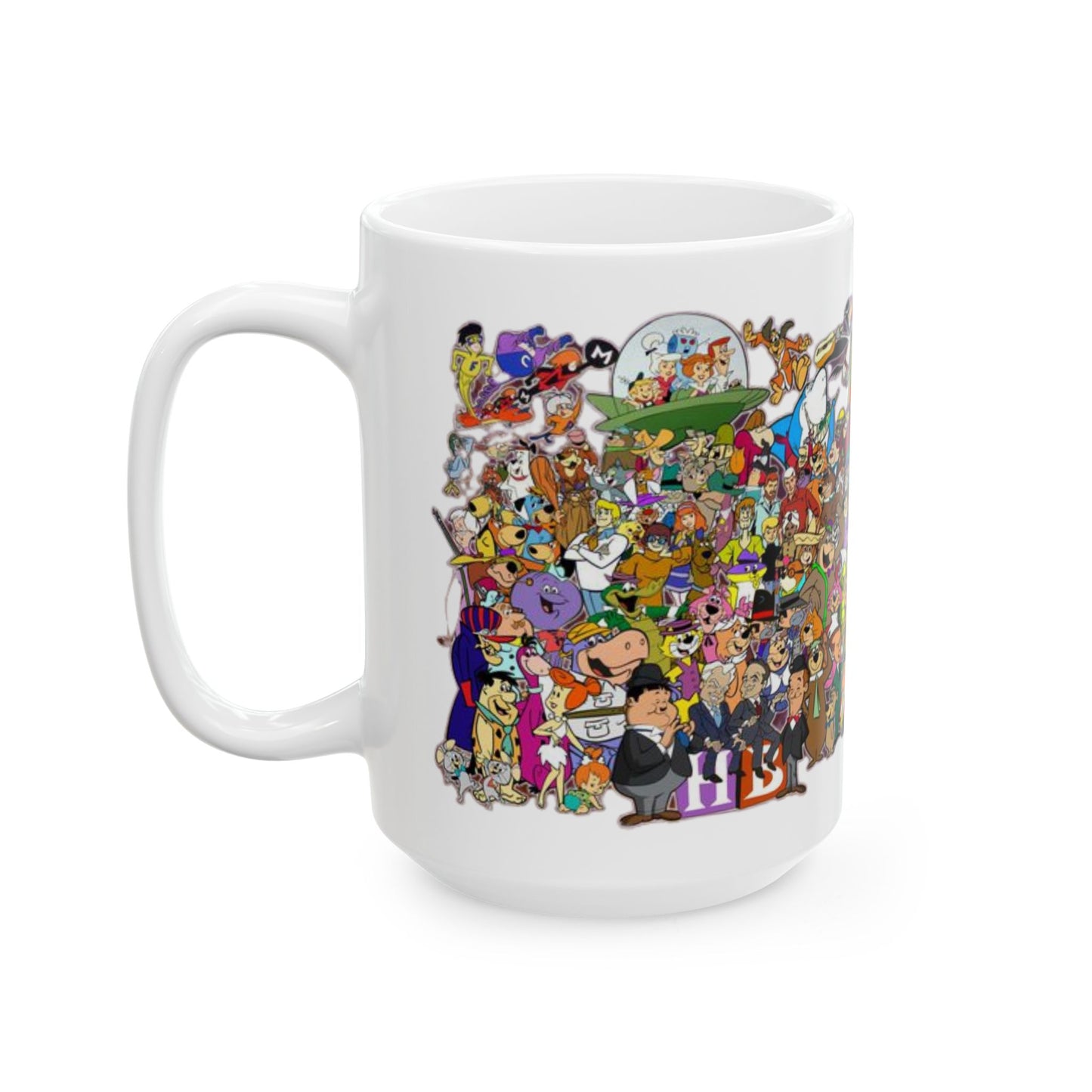Ceramic Mug, (11oz, 15oz) hanna barbera// high resolution