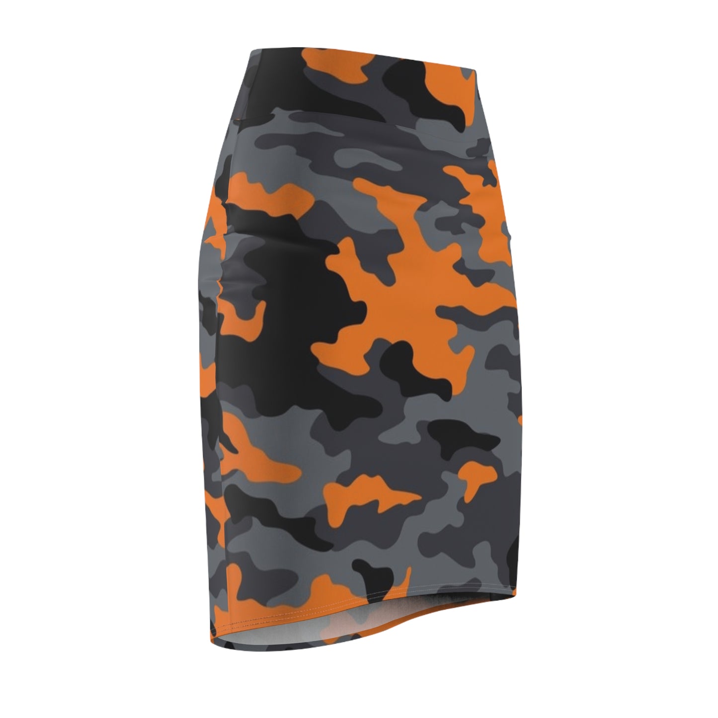 Women's Pencil Skirt (AOP) (military7)"high resolution"