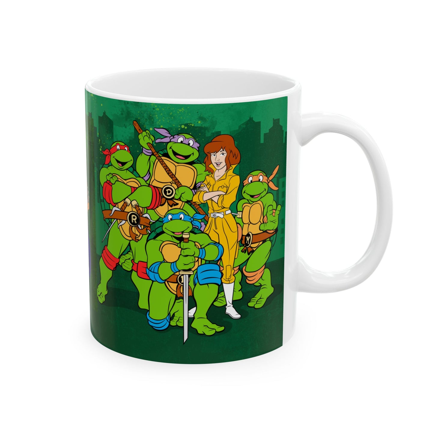 Ceramic Mug, (11oz, 15oz)  (turtles1) [high resolution]