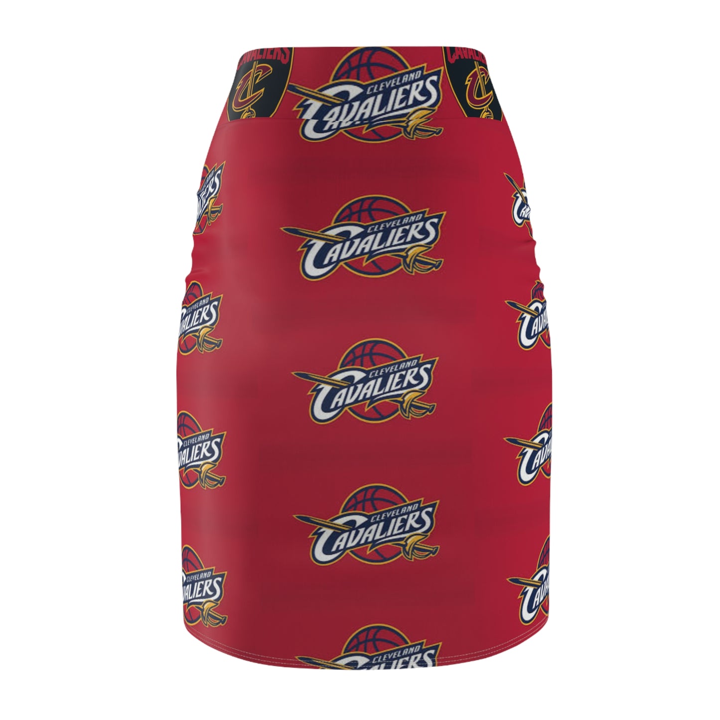 Women's Pencil Skirt (cavaliers) [high resolution]