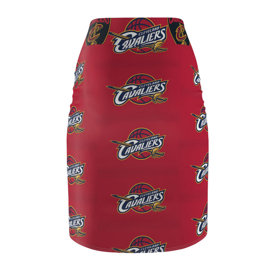 Women's Pencil Skirt (cavaliers) [high resolution]