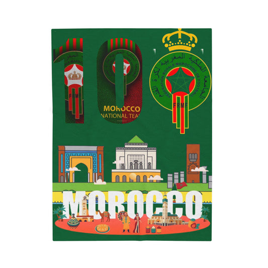 Velveteen Plush Blanket  (morocco) [high resolution]