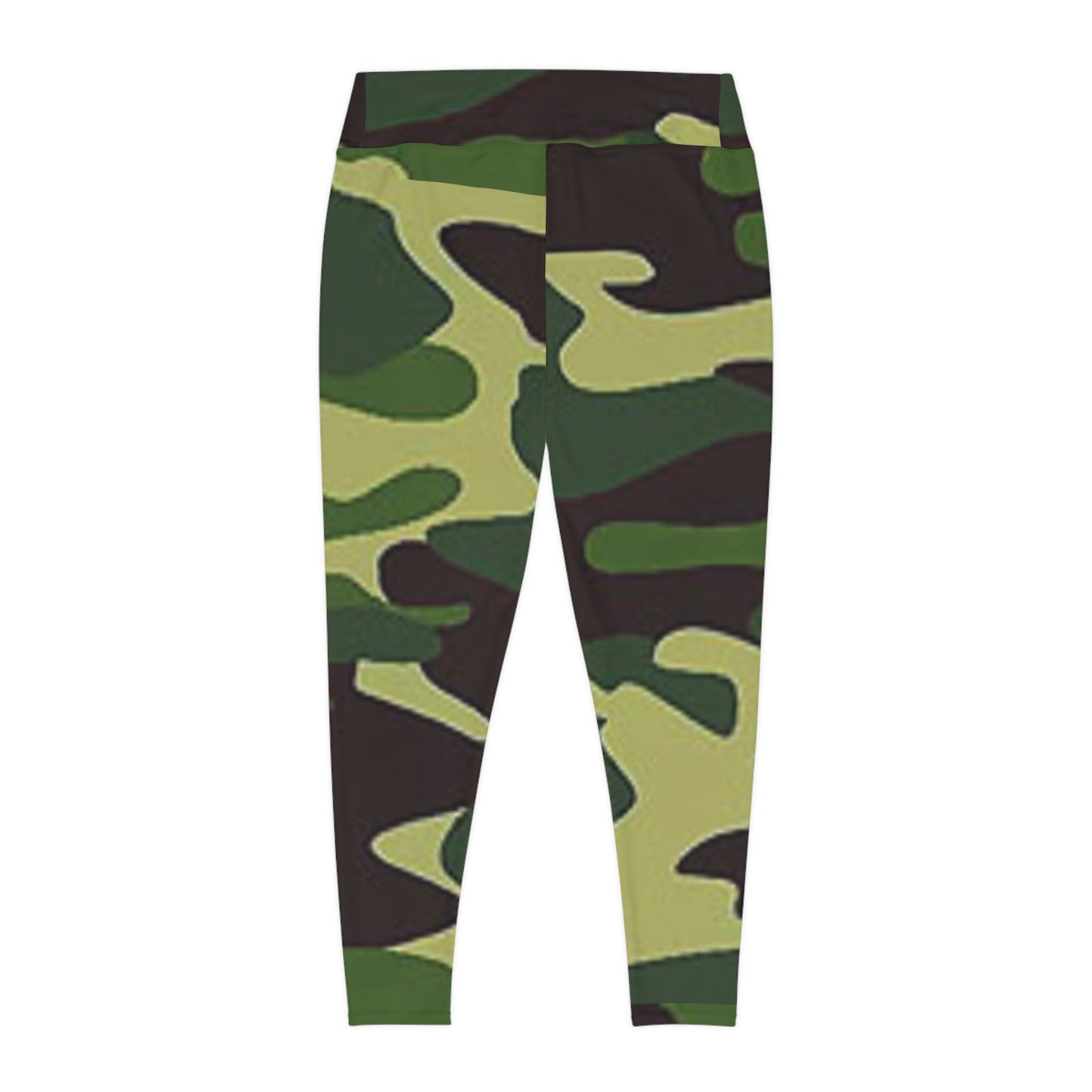Plus Size Leggings (AOP) (Military2) "high resolution"