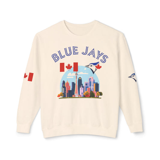 Unisex Lightweight Sweatshirt (blue jays)[high resolution]
