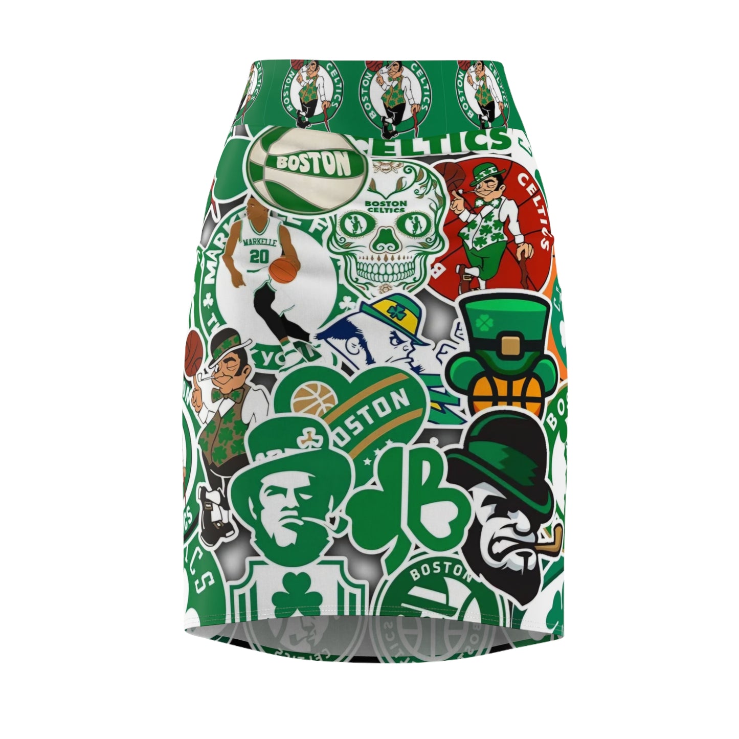 Women's Pencil Skirt (celtics)[high resolution]