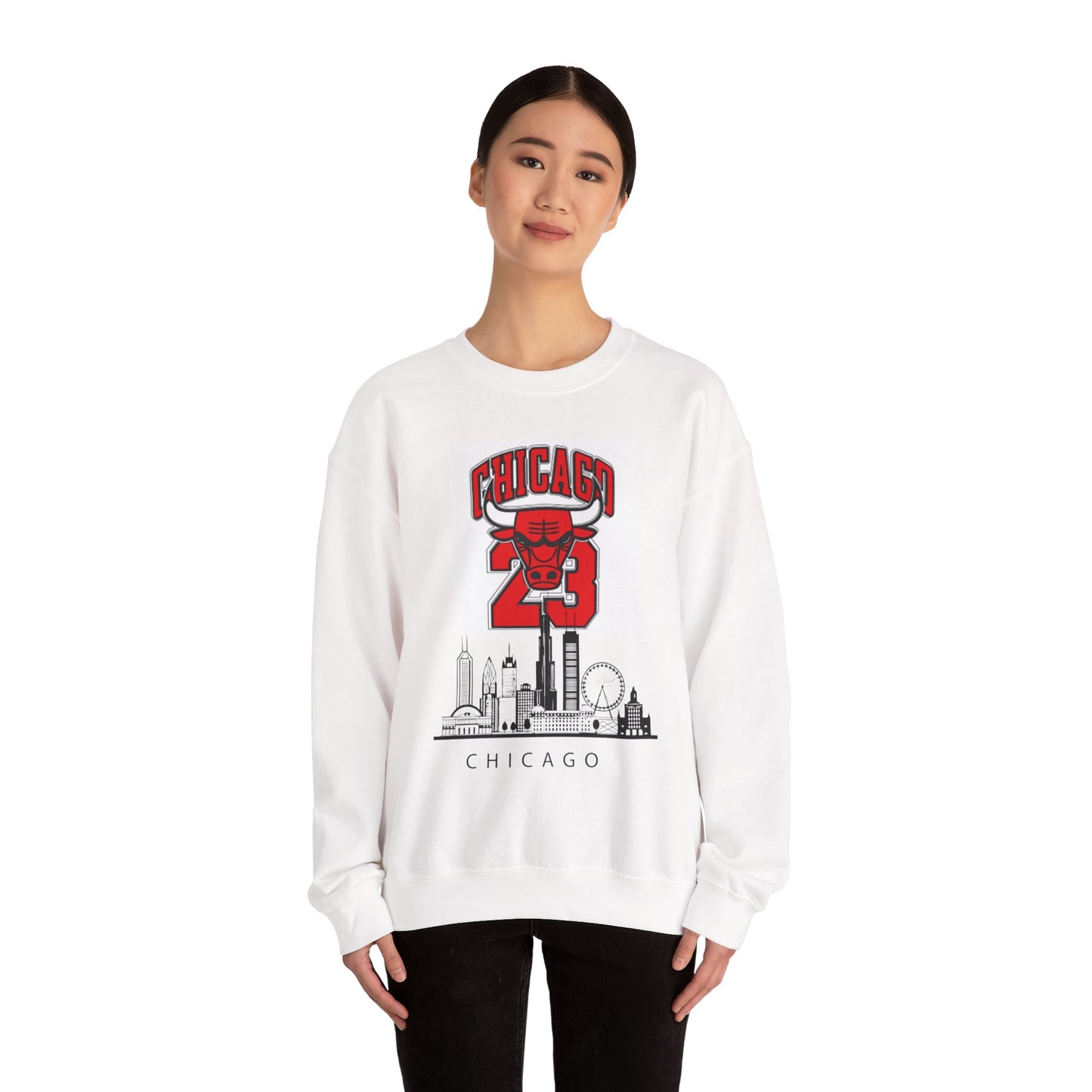 Unisex Crewneck Sweatshirt (bulls) [ high resolution]