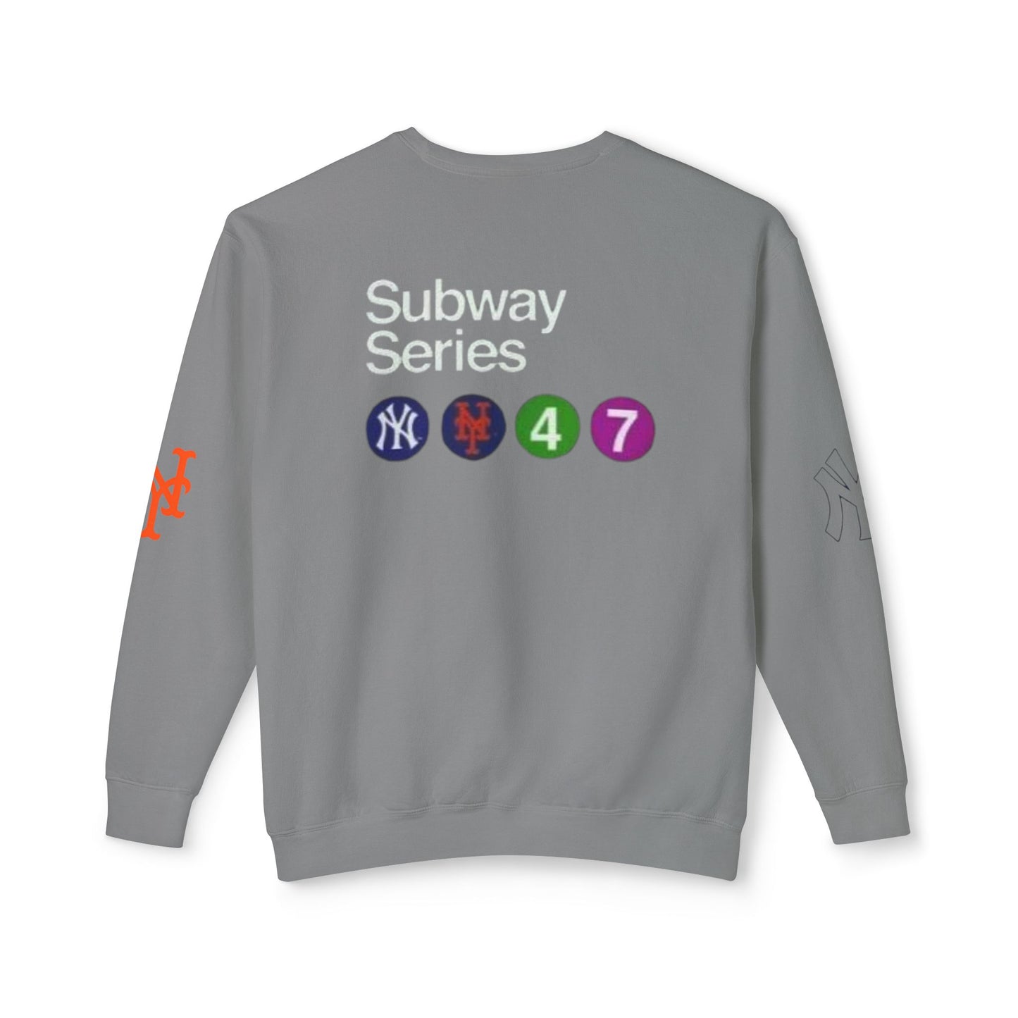 Unisex Lightweight Crewneck Sweatshirt mets yankees subway