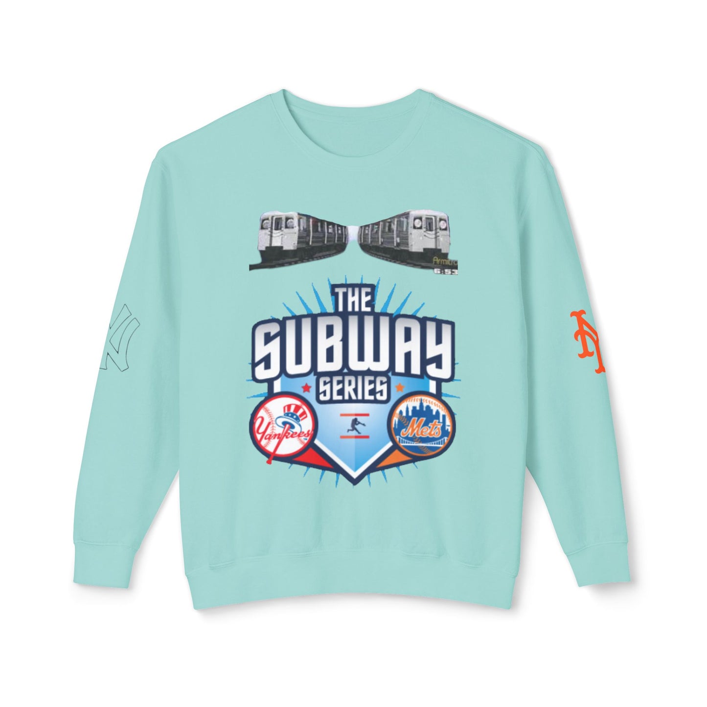 Unisex Lightweight Crewneck Sweatshirt mets yankees subway