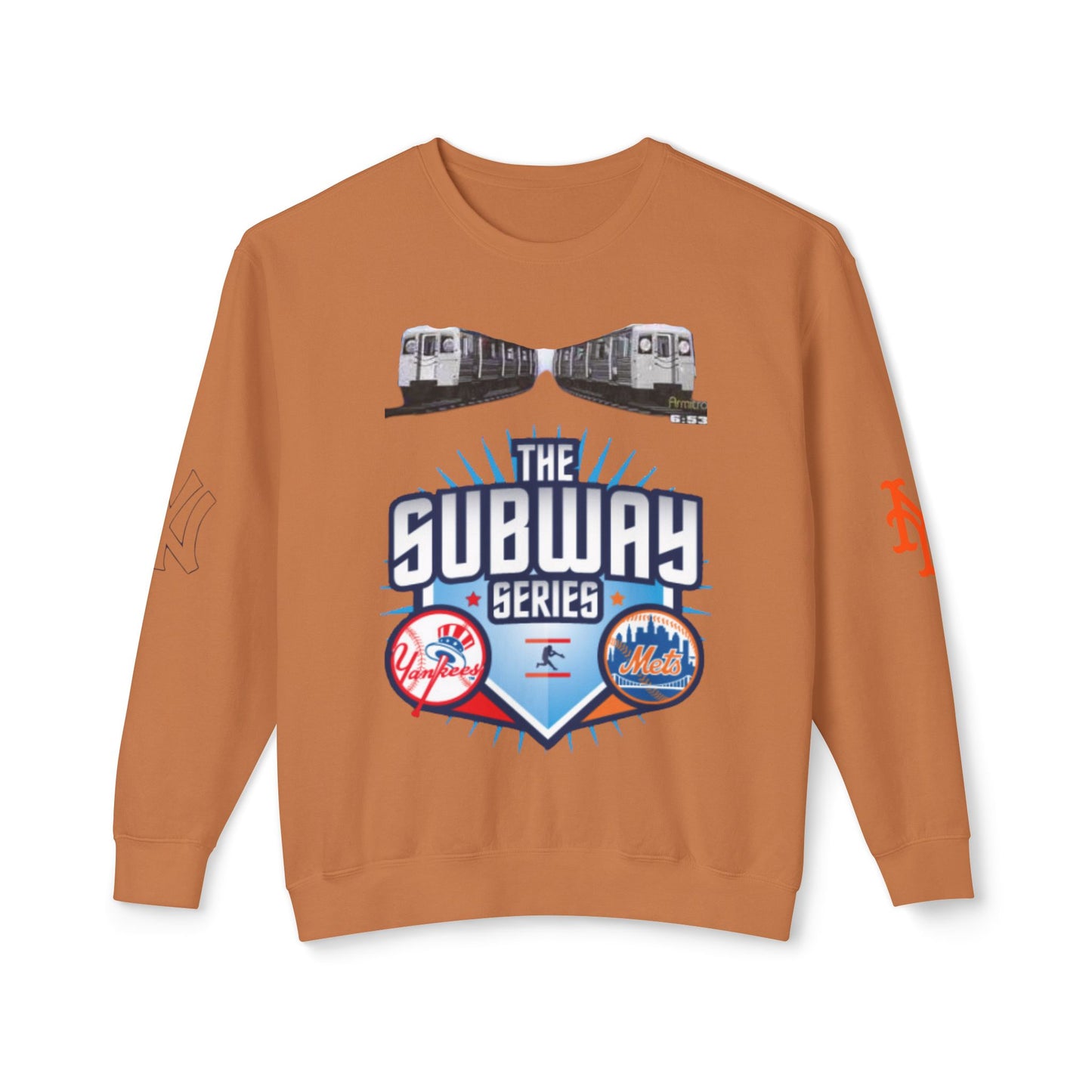 Unisex Lightweight Crewneck Sweatshirt mets yankees subway