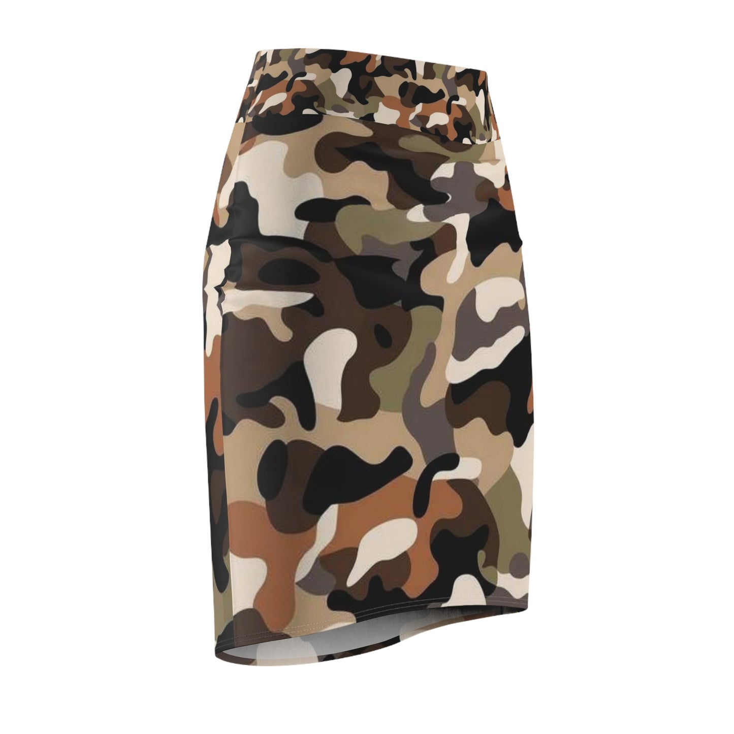 Women's Pencil Skirt (AOP) (military3)