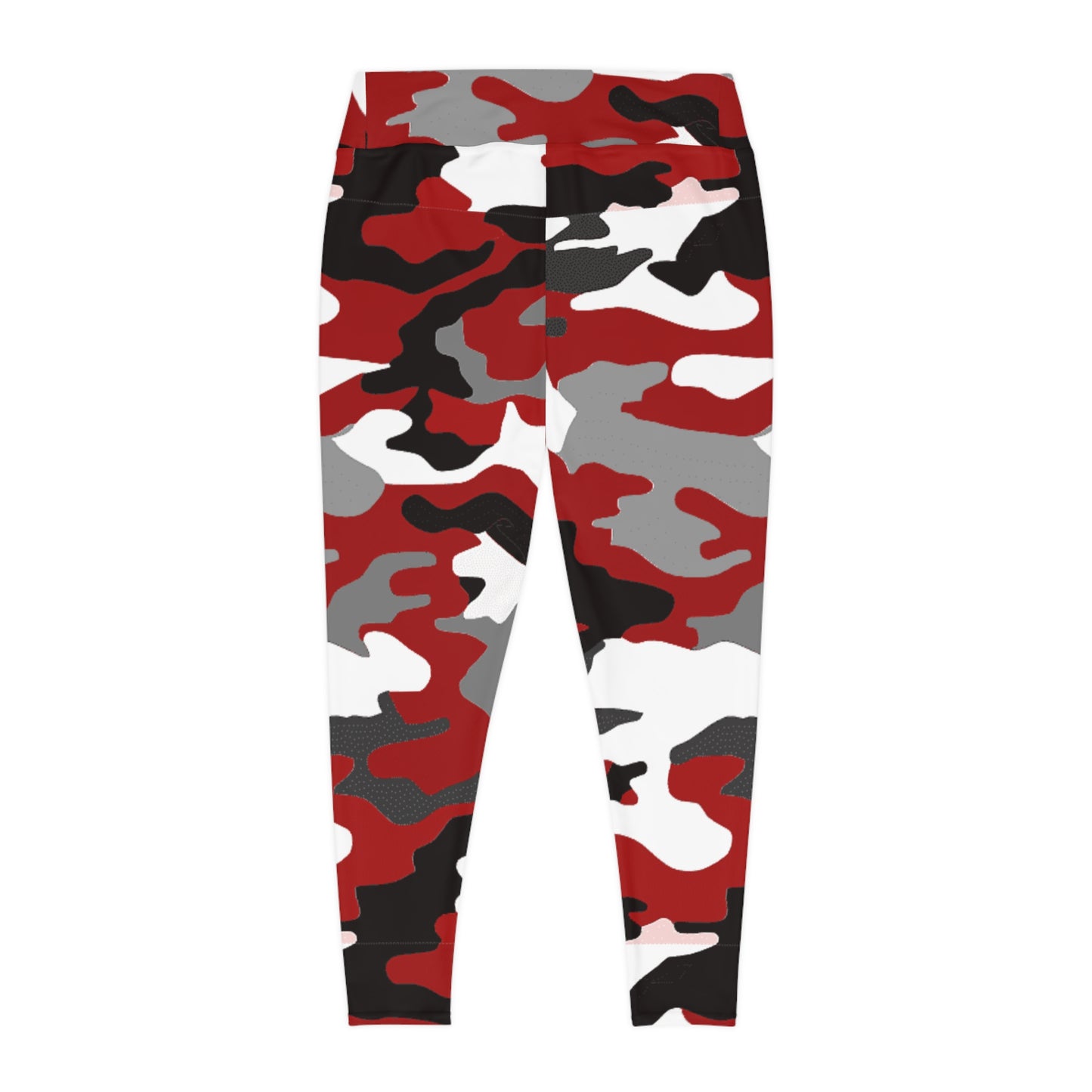 Plus Size Leggings (AOP)(Military10)"high resolution"