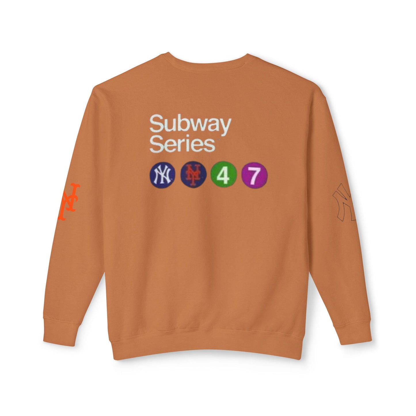 Unisex Lightweight Crewneck Sweatshirt mets yankees subway