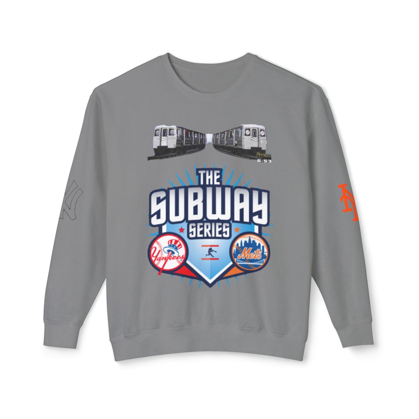 Unisex Lightweight Crewneck Sweatshirt mets yankees subway