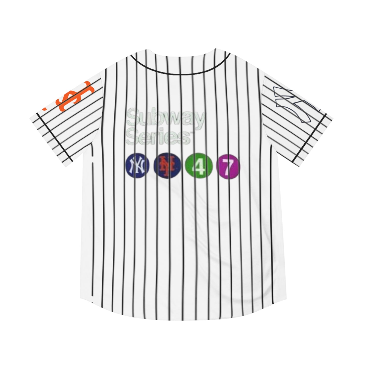 Men's Baseball Jersey (AOP) subway